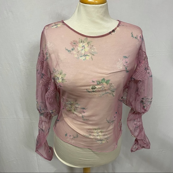 Zara Sheer Blouse - Picture 6 of 16